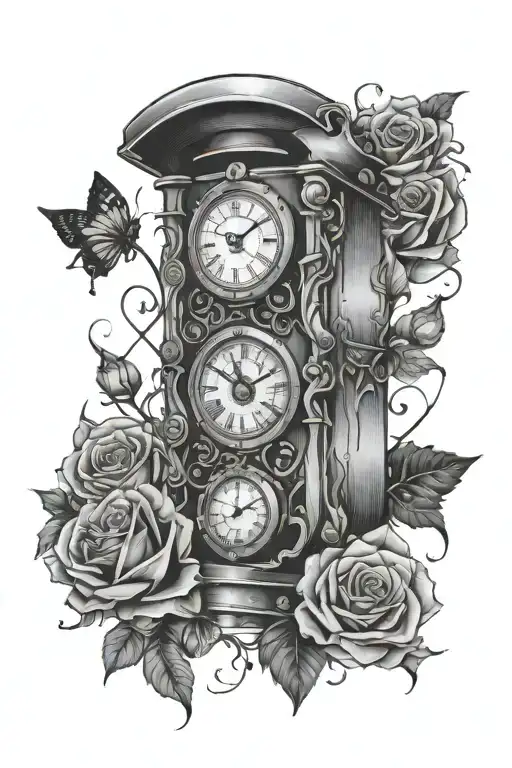 Time Capsule tattoo design idea
