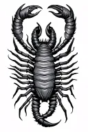 Scorpio Gemini tattoo design idea