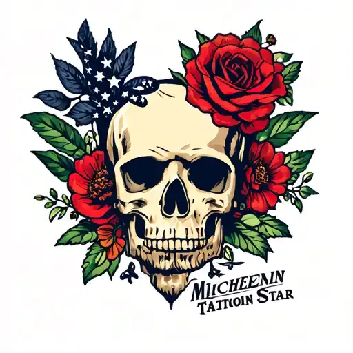 Michelin Star tattoo design idea