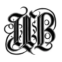 Two Word Ambigram Generator tattoo design idea