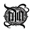 Two Word Ambigram Generator tattoo design idea