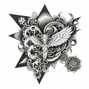 arcane tattoo design idea