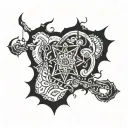 arcane tattoo design idea