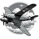 aviation themed tattoo tattoo design idea