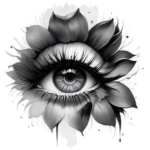 blurry Елица tattoo design idea