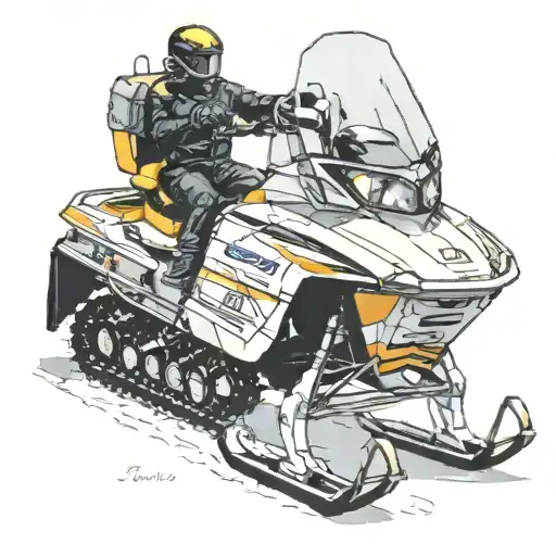 Elan Snow Machine. Élan was a popular snowmobile variant of Ski-Doo built by Bombardier from 1971 to 1996 tattoo design idea