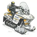 Elan Snow Machine. Élan was a popular snowmobile variant of Ski-Doo built by Bombardier from 1971 to 1996 tattoo design idea