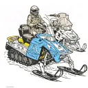 Elan Snow Machine. Élan was a popular snowmobile variant of Ski-Doo built by Bombardier from 1971 to 1996 tattoo design idea