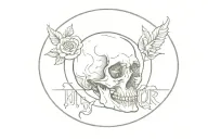 Amor Fati Memento Mori tattoo design idea