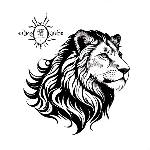 1987, Leo zodiac, Idaho tattoo design idea