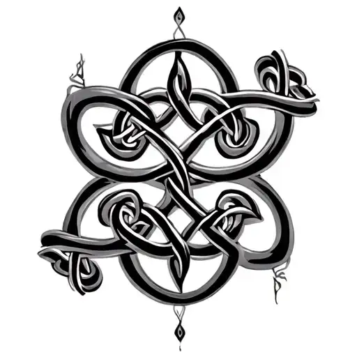 Celtic knotwork design tattoo design idea