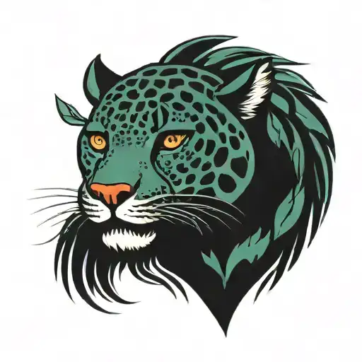 brazilian jaguar tattoo design idea