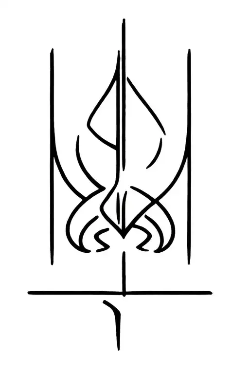 VIKING SYMBOL HEALING tattoo design idea