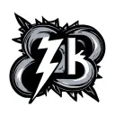 tcb lightening bolt symbol tattoo design idea