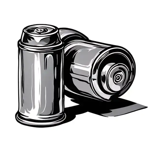 2 shotgun shells tattoo design idea