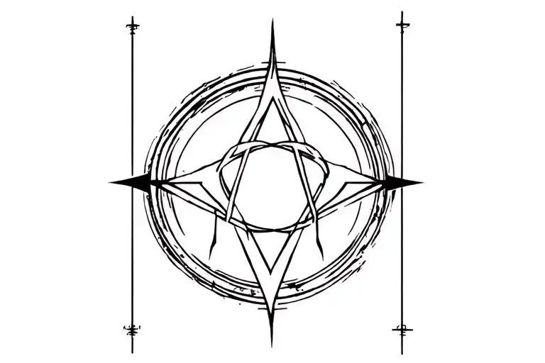 Fullmetal alchemist geometric tatto design incorporating human transmutation circle tattoo design idea