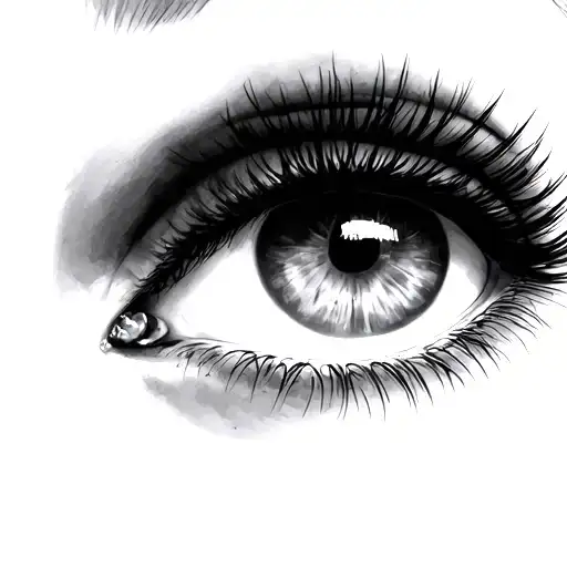 highest quality, high resolution, ultra realistic, ultral detailed, realism, perfect face, big charming eyes,  tattoo design idea