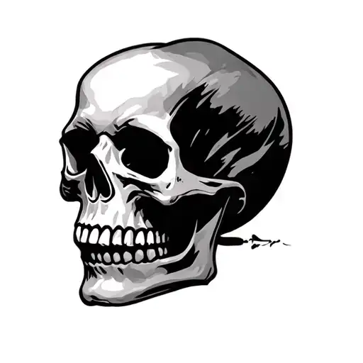 Basic Skull tattoo design idea