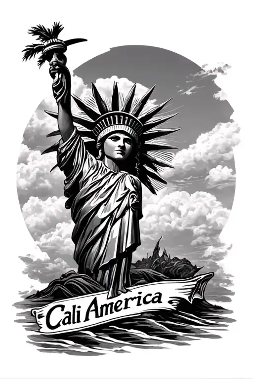 Cali America tattoo design idea
