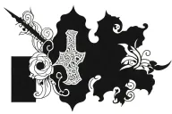 Birthday Date 22 02 2007 tattoo design idea