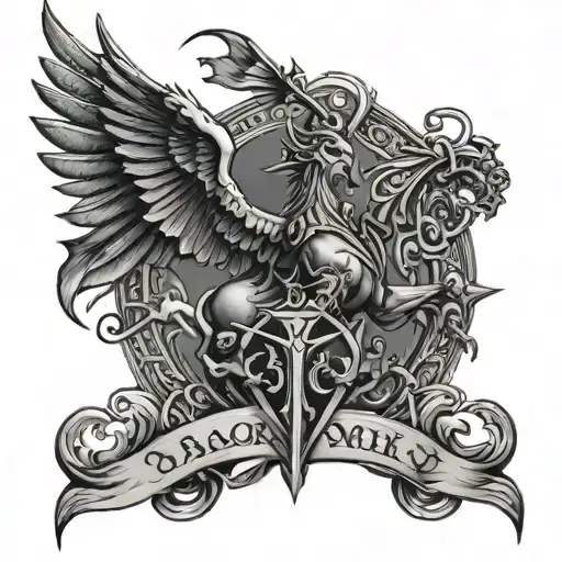 Victory from Allah and a near conquest tattoo design idea