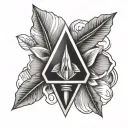 Arrowhead tattoo design idea