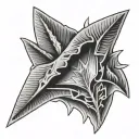 Arrowhead tattoo design idea