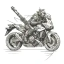 cyberpunk 2077 samurai tattoo design idea