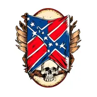 Confederate Flag tattoo design idea