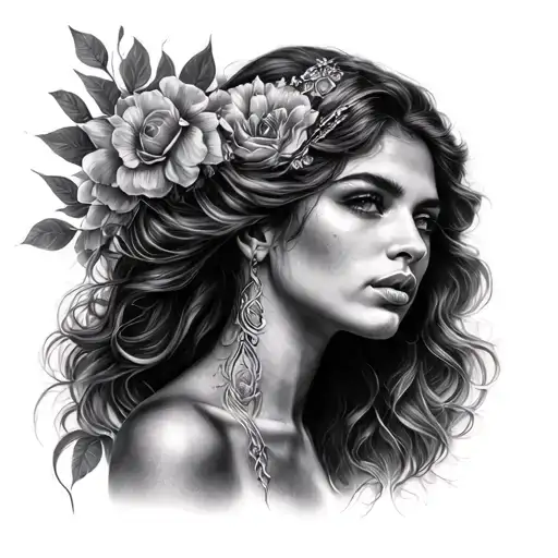 ROXANA,VIRGO,COLOMBIA tattoo design idea