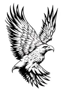Eagle Carcara tattoo design idea