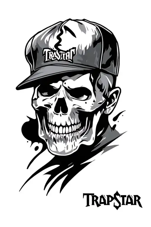 Trapstar tattoo design idea