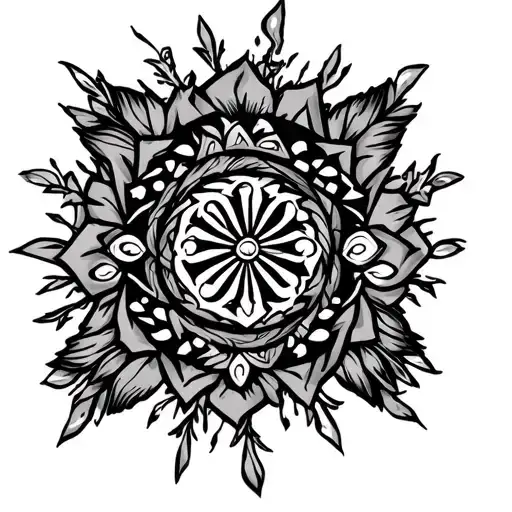 berber writing tattoo design idea