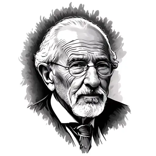 Grandfather Memorial tattoo design idea