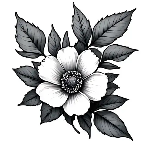 birth month flower for april and September  tattoo design idea