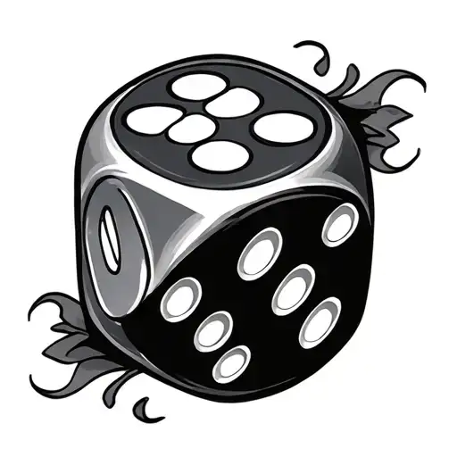 2 Dice tattoo design idea