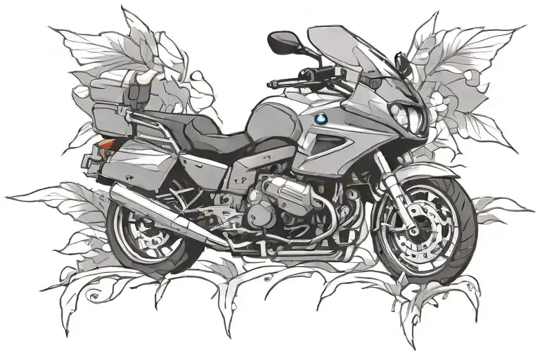 BMW E36 tattoo design idea