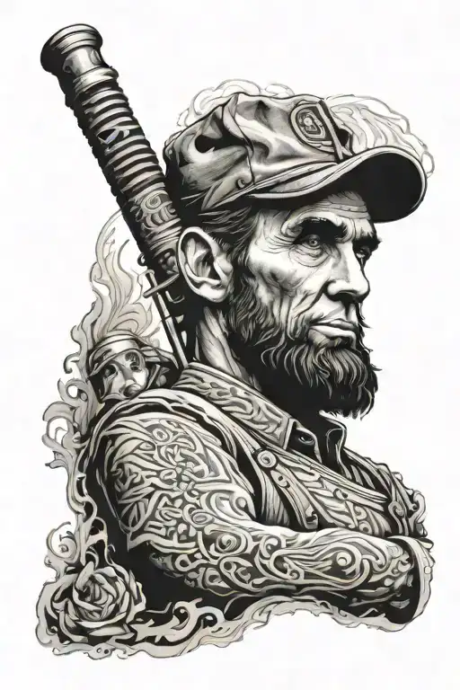 son Lincoln forearm sleeve tattoo tattoo design idea