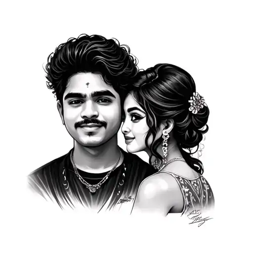 Tanmay & Tanvi tattoo design idea