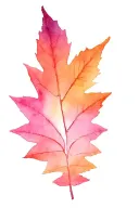 Autumn Leaf tattoo design idea