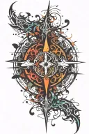 chaos symbol tattoo design idea
