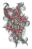 chaos symbol tattoo design idea