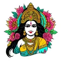 Lakshmi tattoo design idea