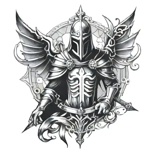 Templar tattoo design idea