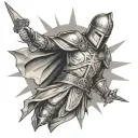 Templar tattoo design idea