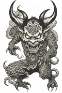 Devil They tattoo design idea