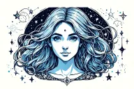 Lyra constellation tattoo design idea