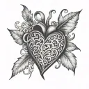 hard-fought heart felt been through hell hallelujah tattoo design idea