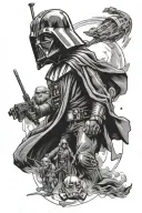 Star Wars, Marvel, Harry Potter tattoo design idea