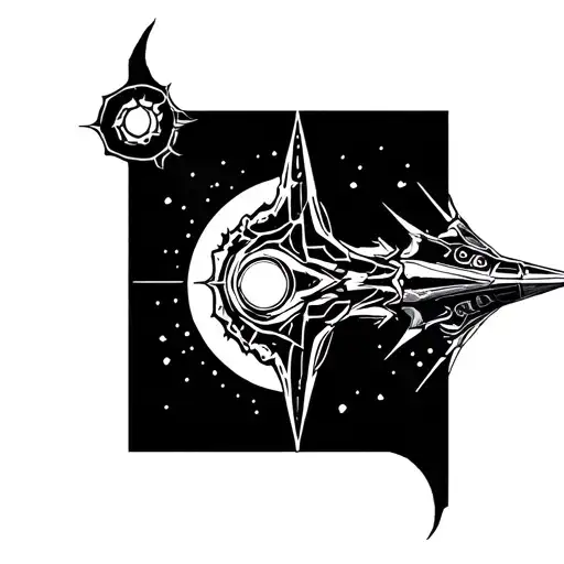 protoss pylon tattoo design idea